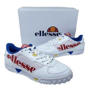Ellesse Men’s Tanker LO OG LTHR AF White Athletic Sneakers Lace Up Shoes 7 New